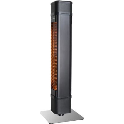 Eurom Heat and Beat Tower - Chauffe-terasse, Bluetooth, Lumières LED - Publicité Eurom Heat and Beat Tower - Chauffe-terasse, Bluetooth, Lumières LED - Publicité