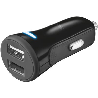 Trust 20572 Bil-laddare - Snabbladdning USB Trust 20572 Bil-laddare - Snabbladdning USB