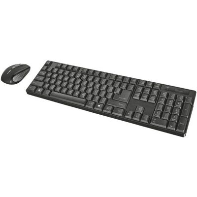 Ensemble Clavier et Souris Sans Fil Trust XIMO - Noir - Publicité Ensemble Clavier et Souris Sans Fil Trust XIMO - Noir - Publicité