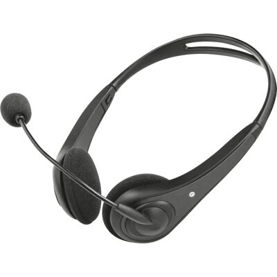 Trust 21664 Kuulokkeet - Over Ear - Mikrofon - Musta Trust 21664 Kuulokkeet - Over Ear - Mikrofon - Musta