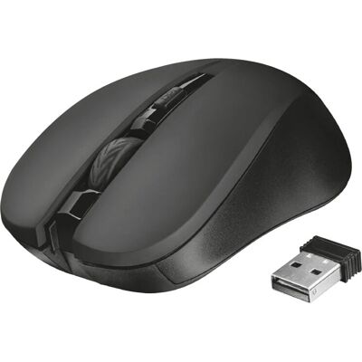 Mouse Wireless Silenzioso Ambidestro Trust 21869 - Mouse da Ufficio Mouse Wireless Silenzioso Ambidestro Trust 21869 - Mouse da Ufficio