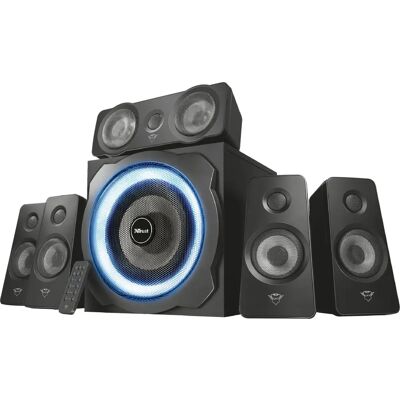 Trust GXT 658 Tytan speaker set - 5.1 channels - Black/Blue Trust GXT 658 Tytan speaker set - 5.1 channels - Black/Blue