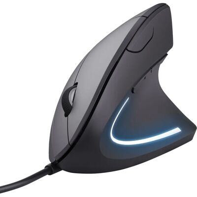 Trust Verto Mouse - Ergonomic Vertical, 1600 DPI, USB, Black Trust Verto Mouse - Ergonomic Vertical, 1600 DPI, USB, Black