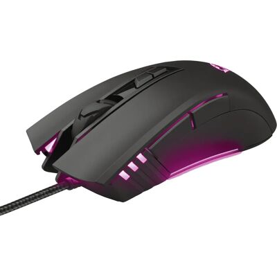 Souris de jeu Trust Zeebo - 3200 DPI, 7 boutons, Noir - Publicité Souris de jeu Trust Zeebo - 3200 DPI, 7 boutons, Noir - Publicité