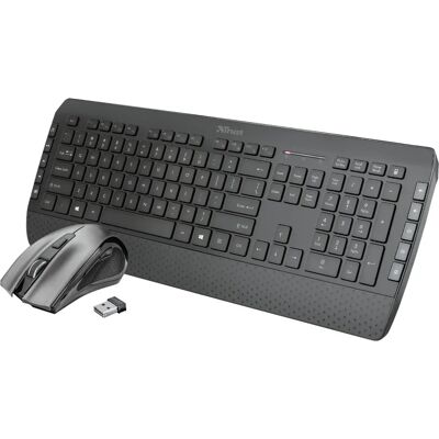 Trust Tecla-2 Teclado y Ratón Inalámbricos - Negro - Accesorios de Ordenador Trust Tecla-2 Teclado y Ratón Inalámbricos - Negro - Accesorios de Ordenador