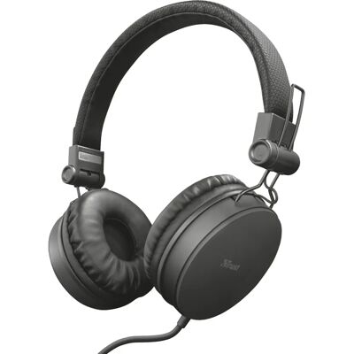 Trust Casque 23552 Filaire Over-Ear Stéréo Noir Trust Casque 23552 Filaire Over-Ear Stéréo Noir