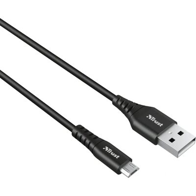 Trust 23567 Kabel USB - 1m - USB 2.0 - Micro-USB A - Czarny Trust 23567 Kabel USB - 1m - USB 2.0 - Micro-USB A - Czarny