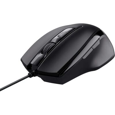 Trust Voca Maus - 2400 DPI - Ergonomisch - USB Trust Voca Maus - 2400 DPI - Ergonomisch - USB