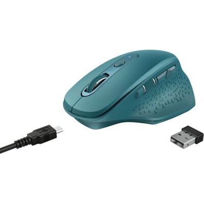 Souris sans fil Trust Ozaa - Rechargeable, Boutons silencieux, 2400 DPI Souris sans fil Trust Ozaa - Rechargeable, Boutons silencieux, 2400 DPI