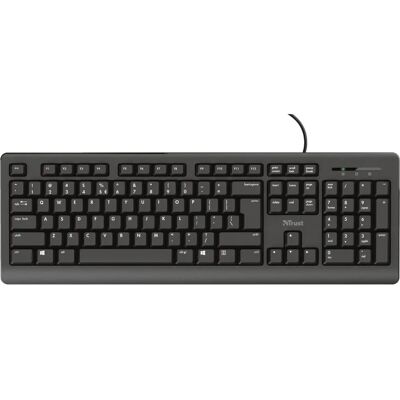 Trust Primo Teclado USB Negro QWERTY - 104 Teclas Trust Primo Teclado USB Negro QWERTY - 104 Teclas