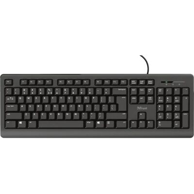 Trust Primo Clavier - Taille complète USB QWERTY UK Noir - Publicité Trust Primo Clavier - Taille complète USB QWERTY UK Noir - Publicité
