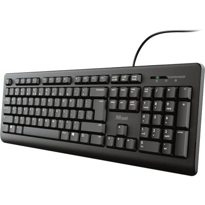 Trust TK-150 Schwarze Bürotastatur - Tastatur Trust TK-150 Schwarze Bürotastatur - Tastatur