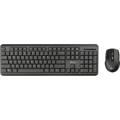 Trust TKM-350 Kabelloses Tastatur-Maus-Set - Office Deutsch Schwarz Trust TKM-350 Kabelloses Tastatur-Maus-Set - Office Deutsch Schwarz