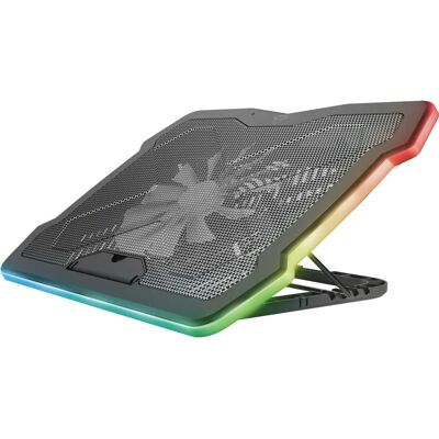 Base Raffreddamento Trust GXT 1126 Aura - RGB, regolabile, 17" Base Raffreddamento Trust GXT 1126 Aura - RGB, regolabile, 17"