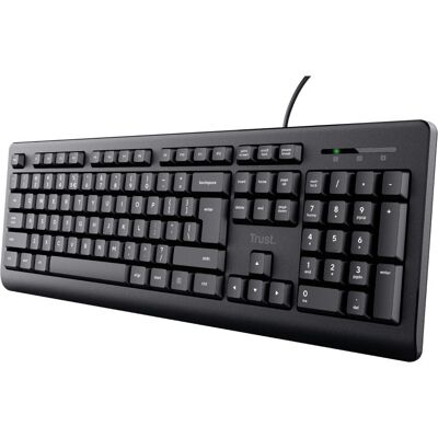 Trust TK-150 Teclado - USB de tamaño completo Membrana Negro Trust TK-150 Teclado - USB de tamaño completo Membrana Negro