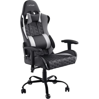 Silla de Gaming Trust GXT 708W Resto - Negro, Blanco - Ergonómica, Ajustable, Giratoria Silla de Gaming Trust GXT 708W Resto - Negro, Blanco - Ergonómica, Ajustable, Giratoria