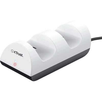 Trust GXT 254 Kit di Ricarica - Dock di ricarica doppio - Bianco - Accessori gaming Trust GXT 254 Kit di Ricarica - Dock di ricarica doppio - Bianco - Accessori gaming