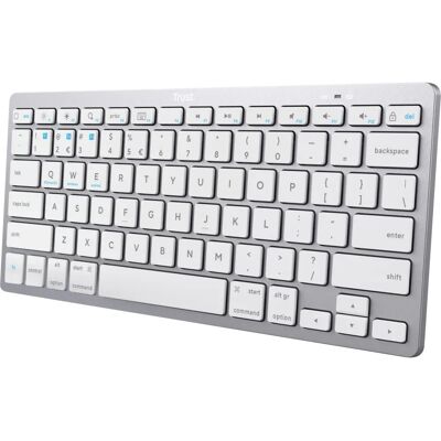 Trust 24651 Bezprzewodowa klawiatura - QWERTY US Srebrna Trust 24651 Bezprzewodowa klawiatura - QWERTY US Srebrna
