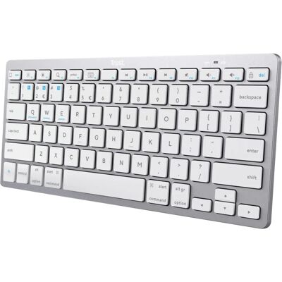 Trust Nado Kabellose Bluetooth-Tastatur - Tastatur, Silber Trust Nado Kabellose Bluetooth-Tastatur - Tastatur, Silber