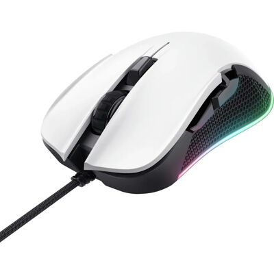 Souris Gaming Trust GXT 922 Ybar - DPI Réglable, LED RGB, Matériau Écologique - Publicité Souris Gaming Trust GXT 922 Ybar - DPI Réglable, LED RGB, Matériau Écologique - Publicité