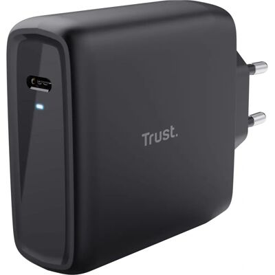 Trust Maxo 100W USB-C Lader - 2m Kabel - Svart - Universell Strømadapter Trust Maxo 100W USB-C Lader - 2m Kabel - Svart - Universell Strømadapter