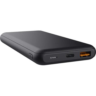 Powerbank Trust 10000mAh Noir - Charge rapide - Publicité Powerbank Trust 10000mAh Noir - Charge rapide - Publicité