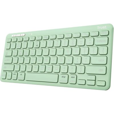 Trust Lyra kabellose Bluetooth grüne Kompakt-Tastatur - Tastatur Trust Lyra kabellose Bluetooth grüne Kompakt-Tastatur - Tastatur