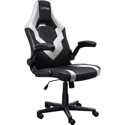 Trust GXT 703W Riye Gamingstoel - Zwart & Wit Trust GXT 703W Riye Gamingstoel - Zwart & Wit