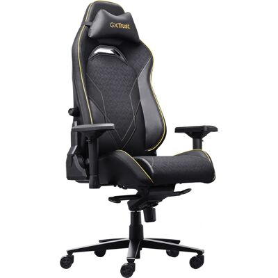 Trust GXT 721 Ruya Pro Gaming-Stuhl - Lumbalstütze, verstellbar, schwarz Trust GXT 721 Ruya Pro Gaming-Stuhl - Lumbalstütze, verstellbar, schwarz