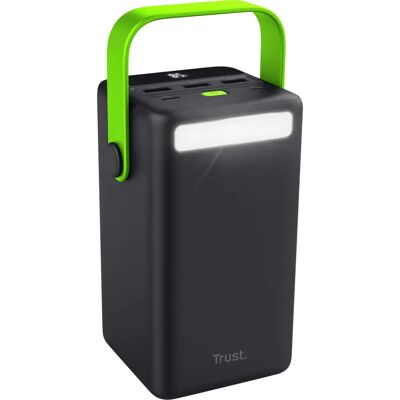 Power Bank Trust Redoh XXL - 50000mAh, Preto & Verde Power Bank Trust Redoh XXL - 50000mAh, Preto & Verde