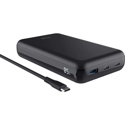 Powerbank Trust Laro - 20000mAh - 100W - Meerdere Poorten - USB-C & USB-A - Compact Powerbank Trust Laro - 20000mAh - 100W - Meerdere Poorten - USB-C & USB-A - Compact