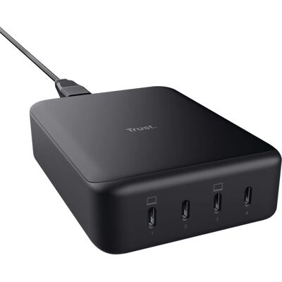 Power Bank Trust Maxo Preto - Carregamento Rápido Power Bank Trust Maxo Preto - Carregamento Rápido