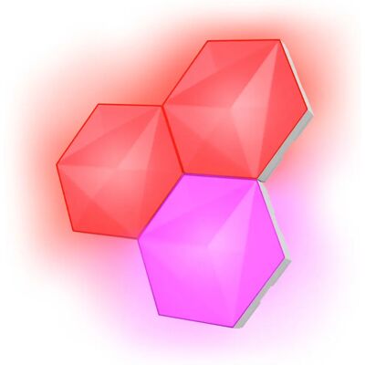 Trust GXT 903 VYBZ Hexagone Panneaux Lumineux - Kit d'Extension RGB Trust GXT 903 VYBZ Hexagone Panneaux Lumineux - Kit d'Extension RGB