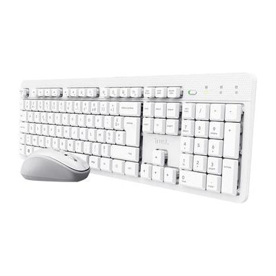 Trust Ody II Kabellose Tastatur - AZERTY - Weiß - Zuhause/Büro Trust Ody II Kabellose Tastatur - AZERTY - Weiß - Zuhause/Büro