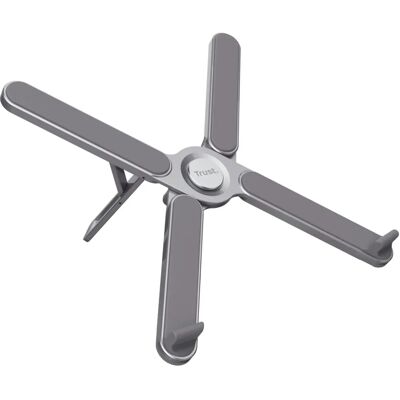 Supporto per laptop Macy Pieghevole in Alluminio - Notebook, Grigio Supporto per laptop Macy Pieghevole in Alluminio - Notebook, Grigio
