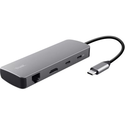 Trust Dalyx 8-in-1 Multiport Adapter - USB Hub & Adapter Trust Dalyx 8-in-1 Multiport Adapter - USB Hub & Adapter
