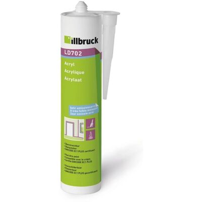 Mastic acrylique Illbruck LD702 - Blanc - 1 Pièce - Publicité Mastic acrylique Illbruck LD702 - Blanc - 1 Pièce - Publicité