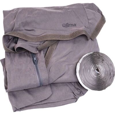 Kit isolamento finestre Qlima WKR01 - Grigio - Per finestre di mansarda e Velux Kit isolamento finestre Qlima WKR01 - Grigio - Per finestre di mansarda e Velux