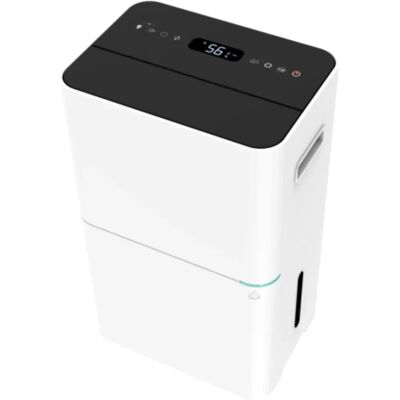 Qlima D 825 PA Smart - Déshumidificateur - 25L/jour - Pompe intégrée - Minuterie - Convient pour salon, chambre, salle de bain - Publicité Qlima D 825 PA Smart - Déshumidificateur - 25L/jour - Pompe intégrée - Minuterie - Convient pour salon, chambre, salle de bain - Publicité