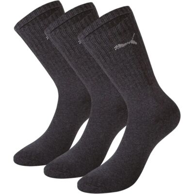 Chaussettes de sport Puma 3 Paires Gris - Chaussettes Chaussettes de sport Puma 3 Paires Gris - Chaussettes