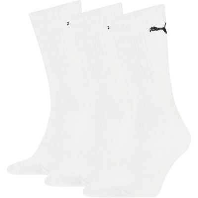 Puma Pack de 3 Chaussettes de Sport - Blanc Puma Pack de 3 Chaussettes de Sport - Blanc