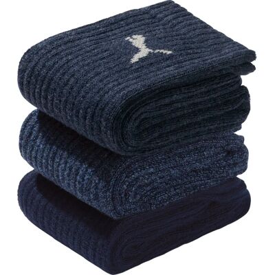 Puma Modell 880355 Blå Strumpor 3 Par - Strumpor Puma Modell 880355 Blå Strumpor 3 Par - Strumpor