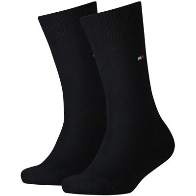 Tommy Hilfiger Jungen TH Kinder Basic 2er Pack Wadenstrümpfe - Socken Tommy Hilfiger Jungen TH Kinder Basic 2er Pack Wadenstrümpfe - Socken