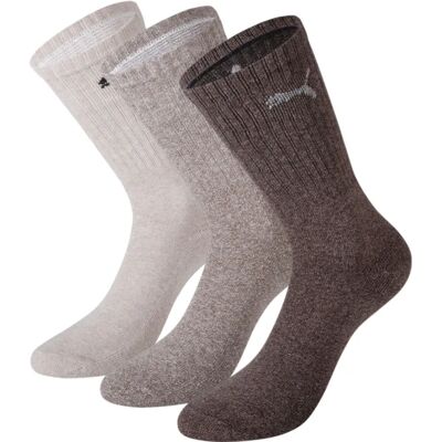 Chaussettes Puma Haute Safari Blanc Sable - Pack de 3 - Publicité Chaussettes Puma Haute Safari Blanc Sable - Pack de 3 - Publicité