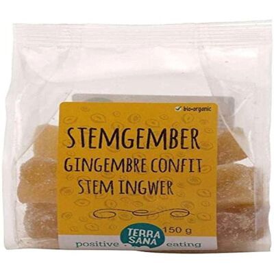 Terrasana Jengibre Orgánico - 150g - Cubos de Jengibre Terrasana Jengibre Orgánico - 150g - Cubos de Jengibre