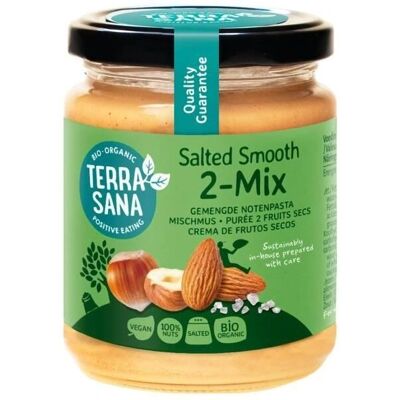 Terrasana 2-Mix Nusscreme mit Himalayasalz - Bio Nussbutter Terrasana 2-Mix Nusscreme mit Himalayasalz - Bio Nussbutter