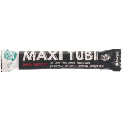 Terrasana MAXI-Tubi Regaliz Dulce - Vegano, 28g Terrasana MAXI-Tubi Regaliz Dulce - Vegano, 28g