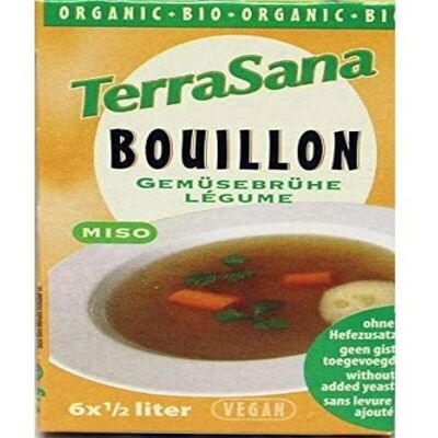 Cubitos de Caldo Vegetal Terrasana - Miso y Sin Levadura - 64 g Cubitos de Caldo Vegetal Terrasana - Miso y Sin Levadura - 64 g
