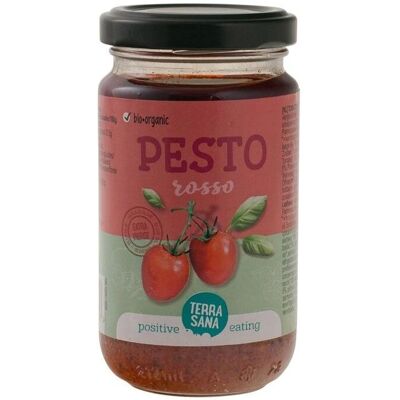Terrasana Pesto Rosso 180 g - Pesto rojo italiano a base de tomate Terrasana Pesto Rosso 180 g - Pesto rojo italiano a base de tomate