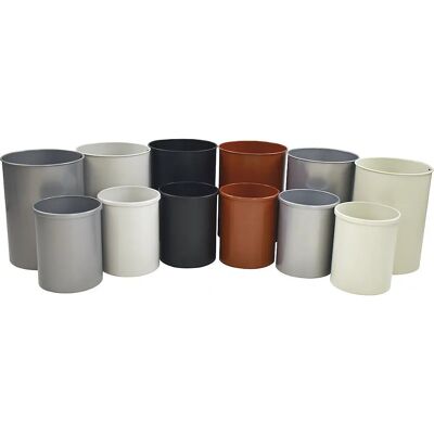 Kaiserkraft aço recipiente de lixo redondo - 30L - Resistente ao fogo Kaiserkraft aço recipiente de lixo redondo - 30L - Resistente ao fogo